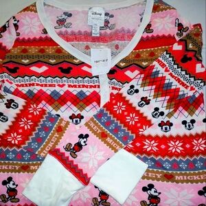 NWT Mickey mouse PJ Top